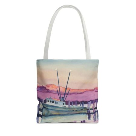 shrimp-boat-resting-tote-bag