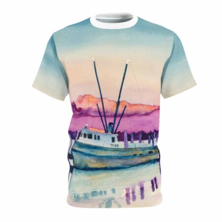shrimp-boat-resting-unisex-tee
