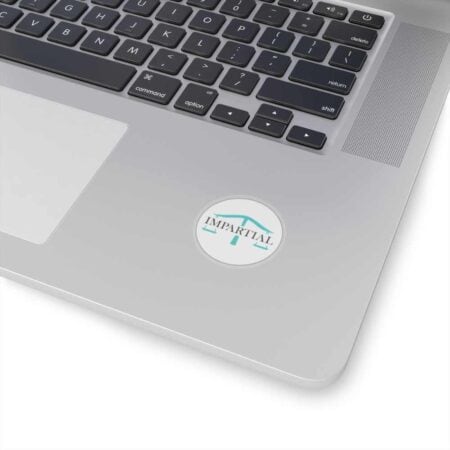 impartial-logo-kiss-cut-stickers