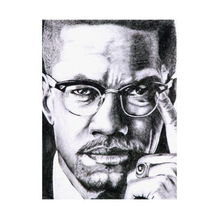 malcolm-x-satin-poster