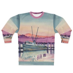 shrimp-boat-resting-unisex-crewneck