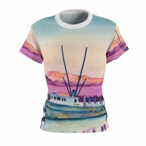 shrimp-boat-resting-womens-tee