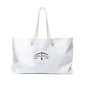 impartial-logo-weekender-bag
