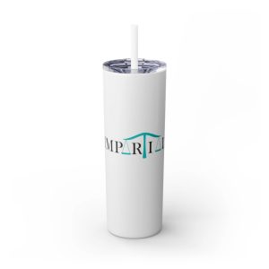 impartial-logo-skinny-tumbler-with-straw-4