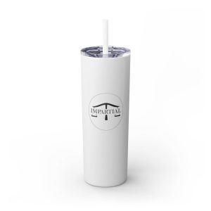 impartial-logo-skinny-tumbler-with-straw-2