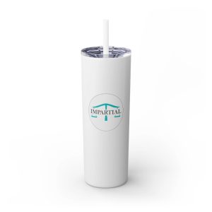 impartial-logo-skinny-tumbler-with-straw-3