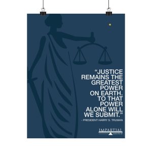 Harry Truman Matte Quote Poster